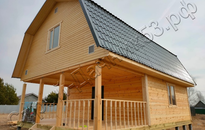 1 Брусовая баня  Б-34, 9х6м, 94,5 М², Рязанская область, Рязанский район, деревня Шелудино-1. (4)